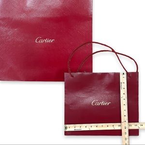 Authentic Cartier 14x11” shopping bag